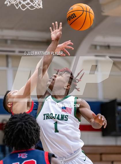 Thumbnail 2 in Freedom Christian Academy vs. Pine Forest (MLK Dream Jam at Terry Sanford) photogallery.