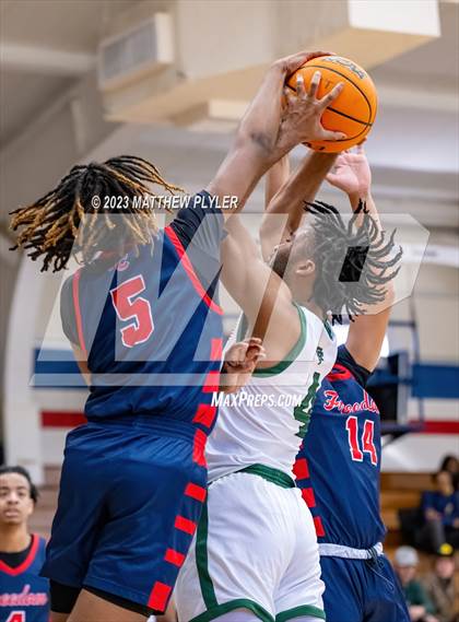 Thumbnail 2 in Freedom Christian Academy vs. Pine Forest (MLK Dream Jam at Terry Sanford) photogallery.