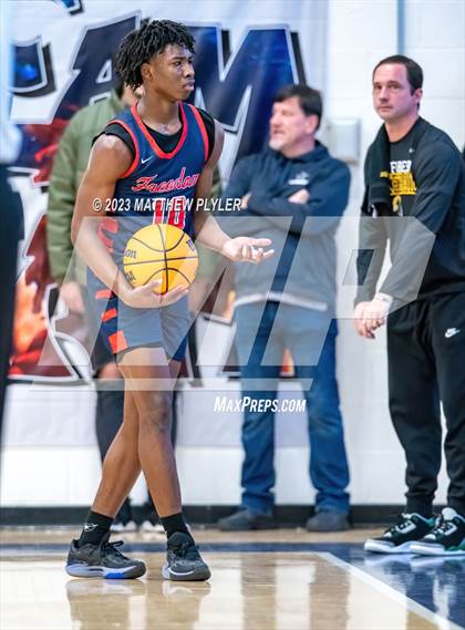 Thumbnail 1 in Freedom Christian Academy vs. Pine Forest (MLK Dream Jam at Terry Sanford) photogallery.