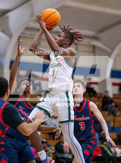 Thumbnail 3 in Freedom Christian Academy vs. Pine Forest (MLK Dream Jam at Terry Sanford) photogallery.