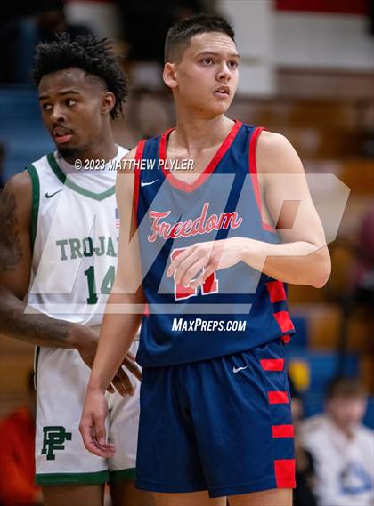 Thumbnail 2 in Freedom Christian Academy vs. Pine Forest (MLK Dream Jam at Terry Sanford) photogallery.
