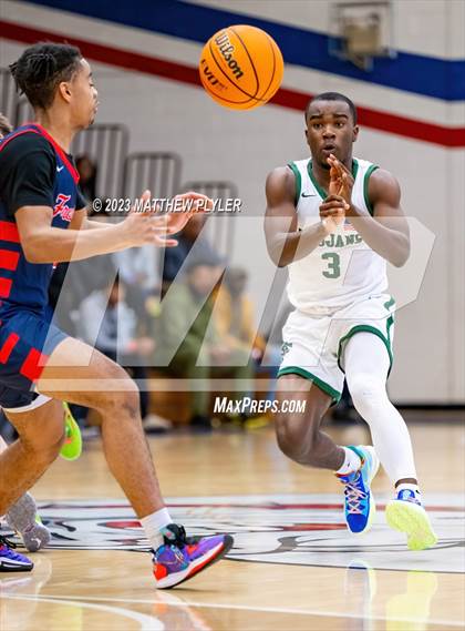Thumbnail 2 in Freedom Christian Academy vs. Pine Forest (MLK Dream Jam at Terry Sanford) photogallery.