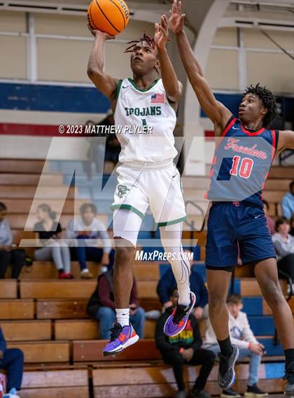 Thumbnail 3 in Freedom Christian Academy vs. Pine Forest (MLK Dream Jam at Terry Sanford) photogallery.
