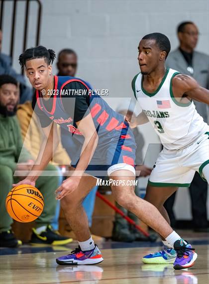 Thumbnail 1 in Freedom Christian Academy vs. Pine Forest (MLK Dream Jam at Terry Sanford) photogallery.