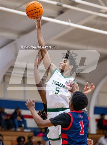 Thumbnail 3 in Freedom Christian Academy vs. Pine Forest (MLK Dream Jam at Terry Sanford) photogallery.