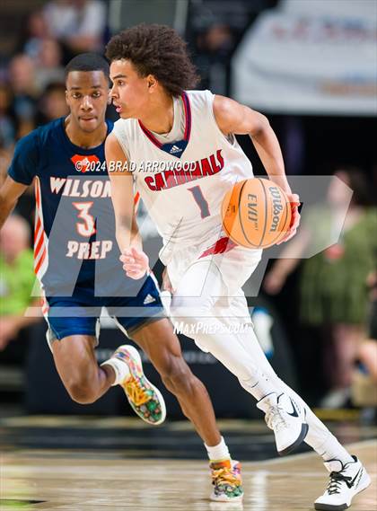 Thumbnail 3 in Wilson Prep vs Corvian Community (NCHSAA 1A Final) photogallery.
