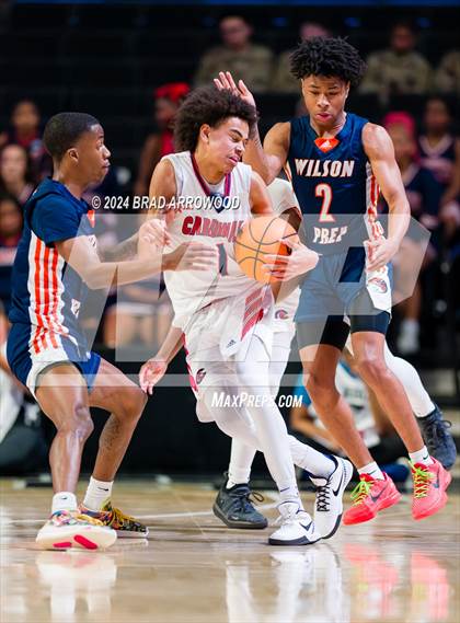 Thumbnail 2 in Wilson Prep vs Corvian Community (NCHSAA 1A Final) photogallery.