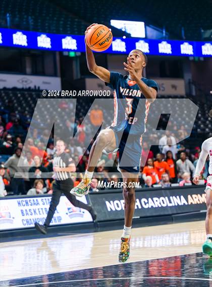 Thumbnail 3 in Wilson Prep vs Corvian Community (NCHSAA 1A Final) photogallery.