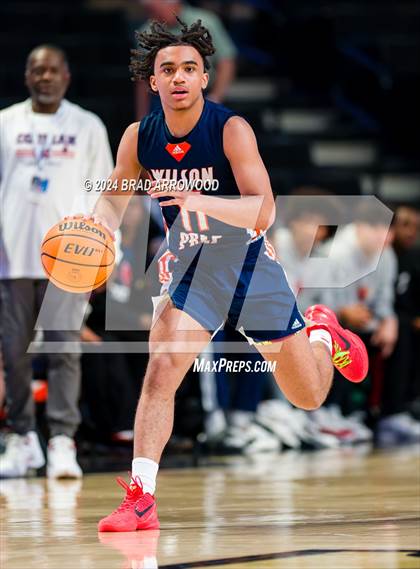 Thumbnail 2 in Wilson Prep vs Corvian Community (NCHSAA 1A Final) photogallery.