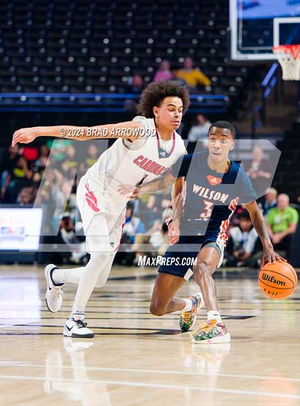 Thumbnail 2 in Wilson Prep vs Corvian Community (NCHSAA 1A Final) photogallery.