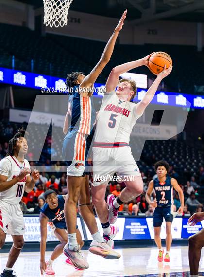 Thumbnail 3 in Wilson Prep vs Corvian Community (NCHSAA 1A Final) photogallery.