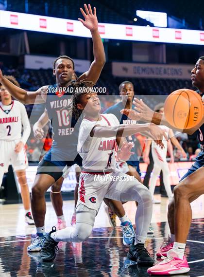 Thumbnail 3 in Wilson Prep vs Corvian Community (NCHSAA 1A Final) photogallery.