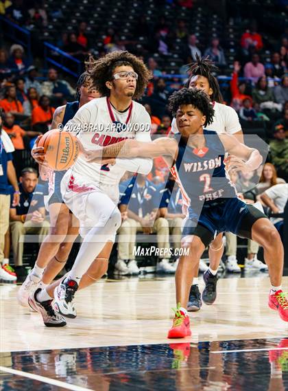 Thumbnail 3 in Wilson Prep vs Corvian Community (NCHSAA 1A Final) photogallery.