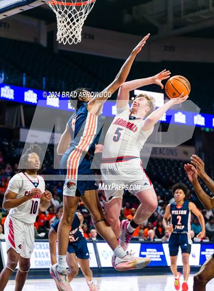 Thumbnail 1 in Wilson Prep vs Corvian Community (NCHSAA 1A Final) photogallery.
