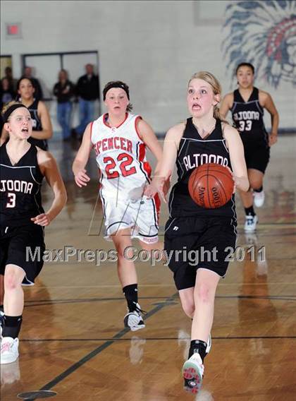 Thumbnail 3 in Altoona vs. Spencer (Cloverbelt Crossover Playoff) photogallery.
