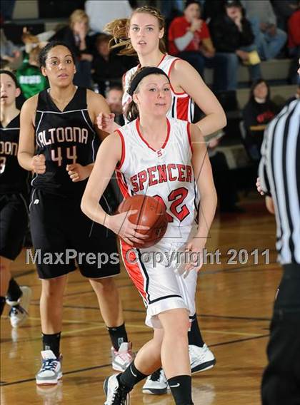Thumbnail 2 in Altoona vs. Spencer (Cloverbelt Crossover Playoff) photogallery.