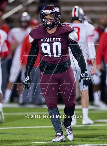 Thumbnail 1 in Belton vs Rowlett (UIL 6A Bi-District Playoff) photogallery.
