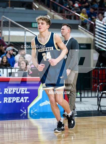 Thumbnail 3 in Owyhee vs. Middleton (IHSAA 5A Quarterfinal) photogallery.