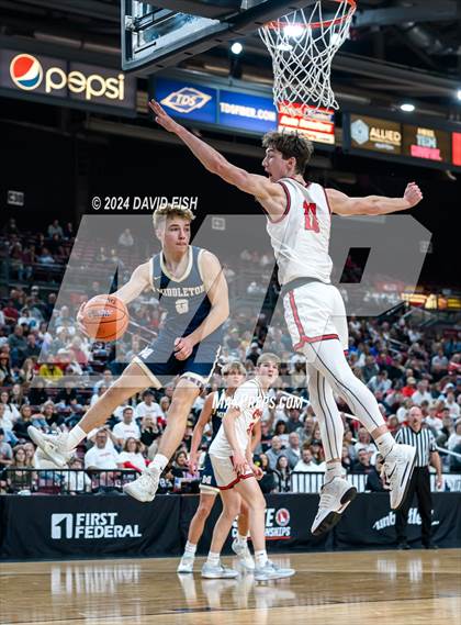 Thumbnail 2 in Owyhee vs. Middleton (IHSAA 5A Quarterfinal) photogallery.
