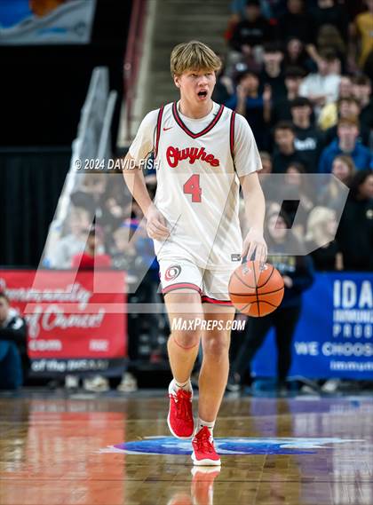 Thumbnail 2 in Owyhee vs. Middleton (IHSAA 5A Quarterfinal) photogallery.