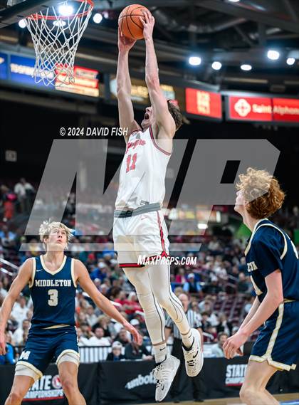 Thumbnail 1 in Owyhee vs. Middleton (IHSAA 5A Quarterfinal) photogallery.