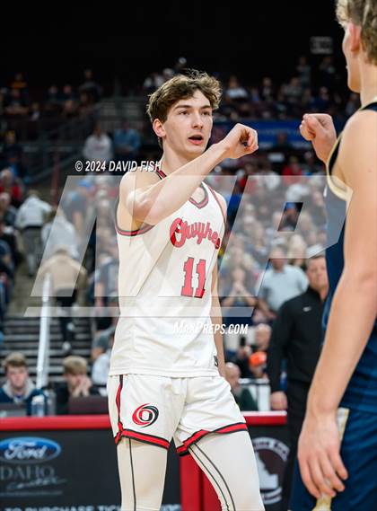 Thumbnail 2 in Owyhee vs. Middleton (IHSAA 5A Quarterfinal) photogallery.