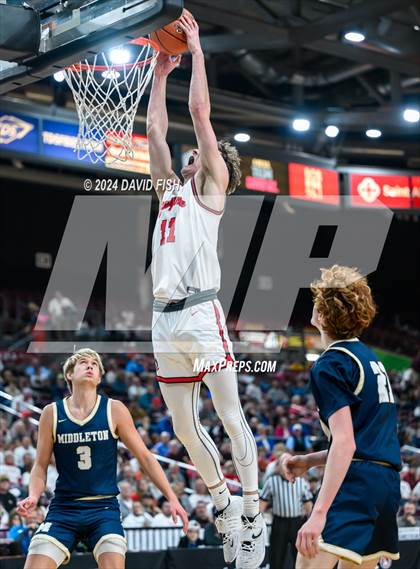 Thumbnail 2 in Owyhee vs. Middleton (IHSAA 5A Quarterfinal) photogallery.