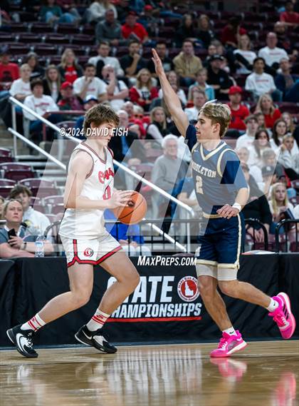 Thumbnail 3 in Owyhee vs. Middleton (IHSAA 5A Quarterfinal) photogallery.