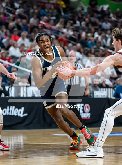 Thumbnail 3 in Owyhee vs. Middleton (IHSAA 5A Quarterfinal) photogallery.