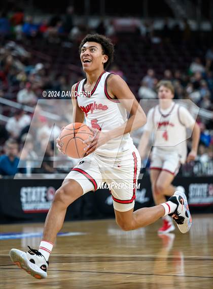 Thumbnail 3 in Owyhee vs. Middleton (IHSAA 5A Quarterfinal) photogallery.