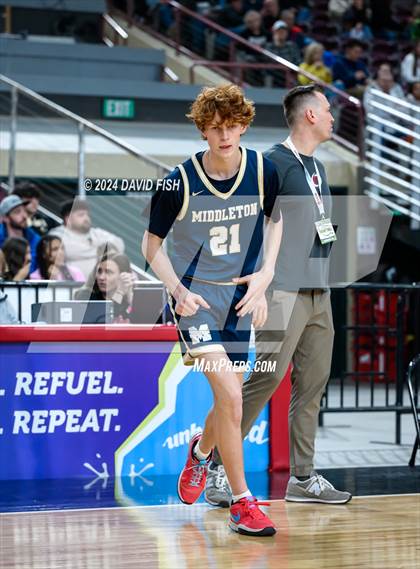 Thumbnail 3 in Owyhee vs. Middleton (IHSAA 5A Quarterfinal) photogallery.