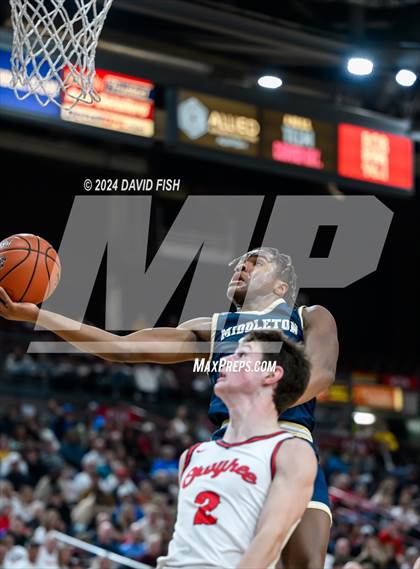 Thumbnail 2 in Owyhee vs. Middleton (IHSAA 5A Quarterfinal) photogallery.