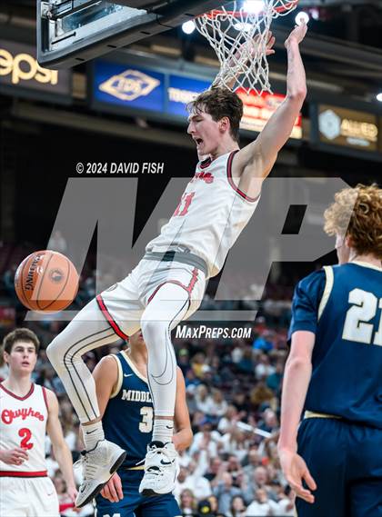 Thumbnail 1 in Owyhee vs. Middleton (IHSAA 5A Quarterfinal) photogallery.