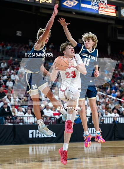Thumbnail 2 in Owyhee vs. Middleton (IHSAA 5A Quarterfinal) photogallery.