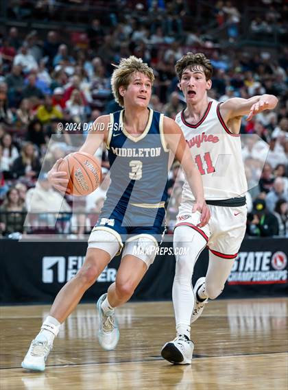 Thumbnail 1 in Owyhee vs. Middleton (IHSAA 5A Quarterfinal) photogallery.
