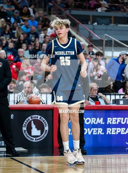Thumbnail 1 in Owyhee vs. Middleton (IHSAA 5A Quarterfinal) photogallery.