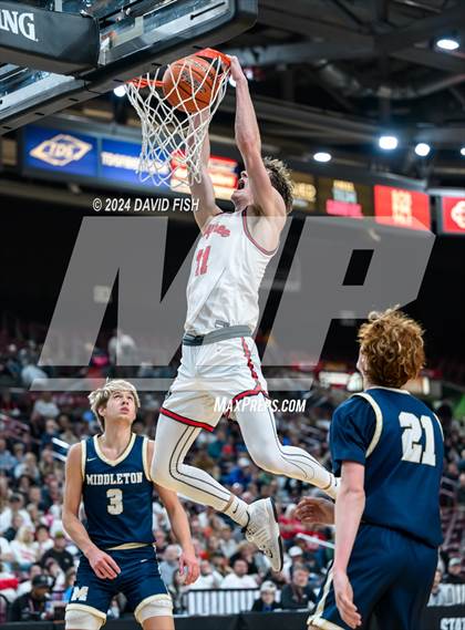 Thumbnail 3 in Owyhee vs. Middleton (IHSAA 5A Quarterfinal) photogallery.