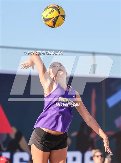 Thumbnail 3 in O'Connor vs Queen Creek @ Casteel (AIA Division I Pairs Semifinals) photogallery.