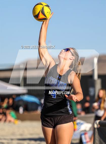Thumbnail 3 in O'Connor vs Queen Creek @ Casteel (AIA Division I Pairs Semifinals) photogallery.