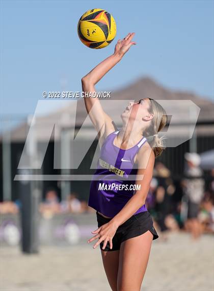 Thumbnail 2 in O'Connor vs Queen Creek @ Casteel (AIA Division I Pairs Semifinals) photogallery.
