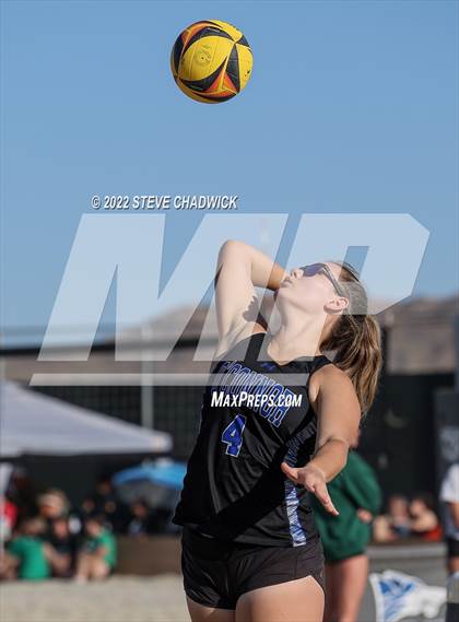 Thumbnail 2 in O'Connor vs Queen Creek @ Casteel (AIA Division I Pairs Semifinals) photogallery.