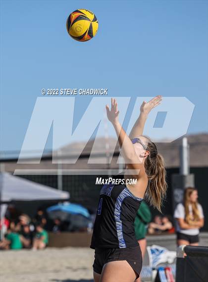 Thumbnail 3 in O'Connor vs Queen Creek @ Casteel (AIA Division I Pairs Semifinals) photogallery.