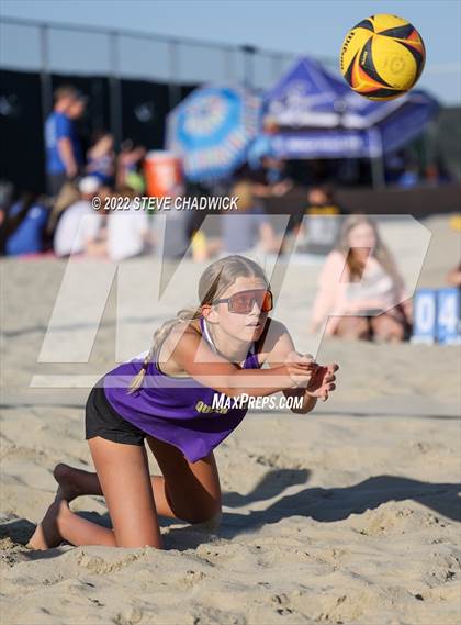Thumbnail 3 in O'Connor vs Queen Creek @ Casteel (AIA Division I Pairs Semifinals) photogallery.