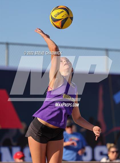 Thumbnail 2 in O'Connor vs Queen Creek @ Casteel (AIA Division I Pairs Semifinals) photogallery.