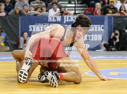 Thumbnail 3 in NJSIAA Wrestling Championships (Finals) photogallery.