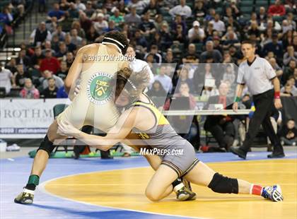 Thumbnail 2 in NJSIAA Wrestling Championships (Finals) photogallery.