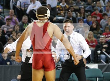 Thumbnail 3 in NJSIAA Wrestling Championships (Finals) photogallery.