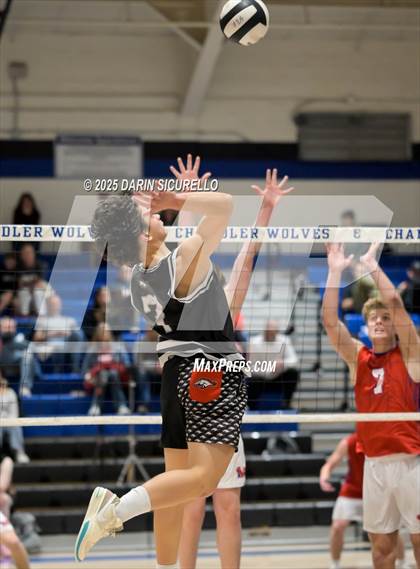Thumbnail 1 in Brophy College Prep vs. Mountain View (Wolf Howl Tournament) photogallery.