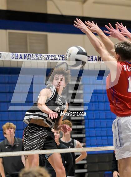 Thumbnail 1 in Brophy College Prep vs. Mountain View (Wolf Howl Tournament) photogallery.
