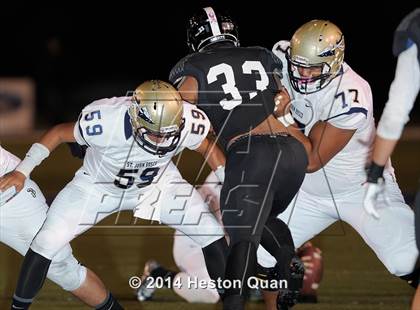 Thumbnail 1 in St. John Bosco vs. Servite photogallery.